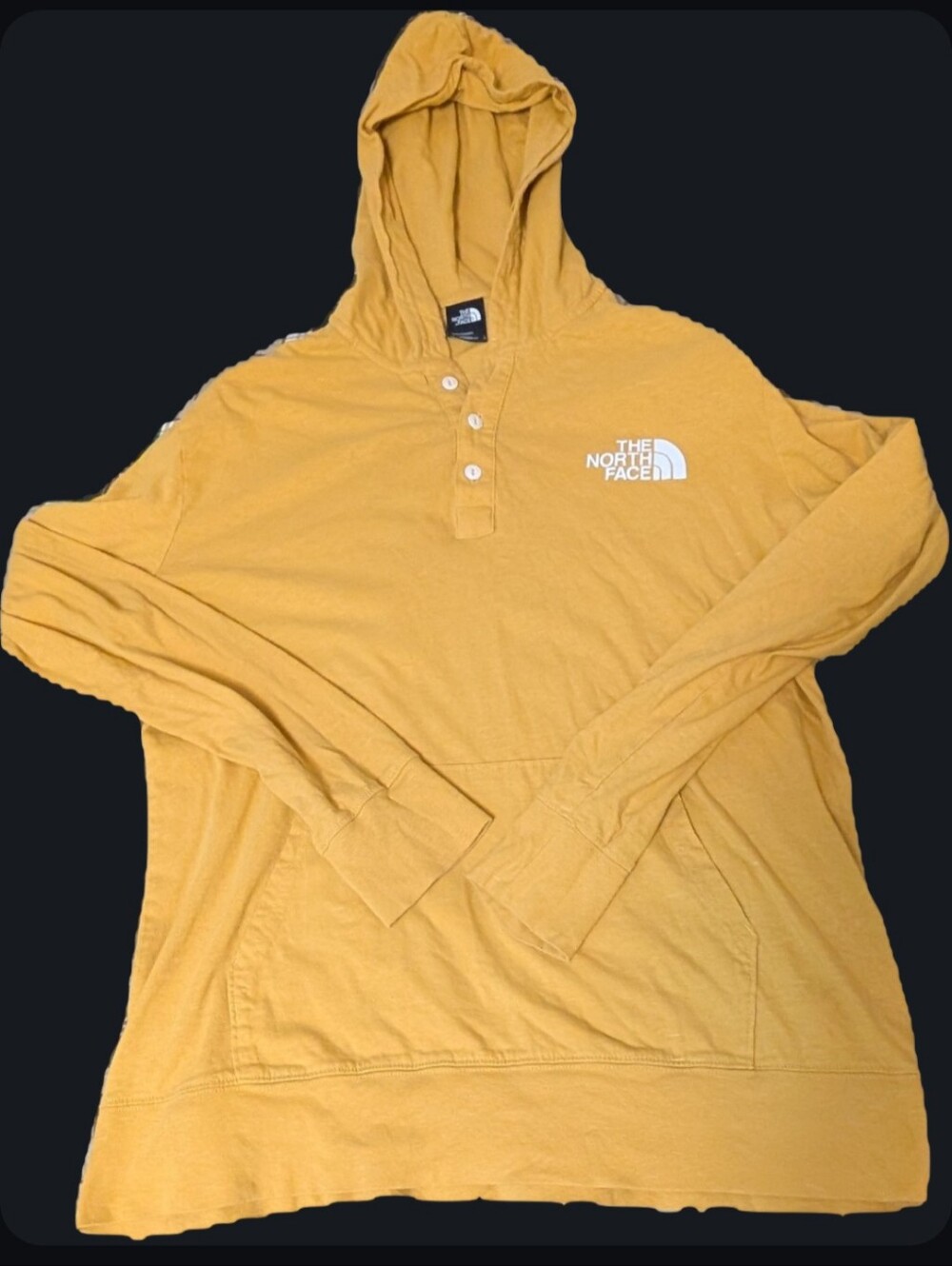 The North Face Injector Henley Pullover Hoodie - 'Goldenrod'